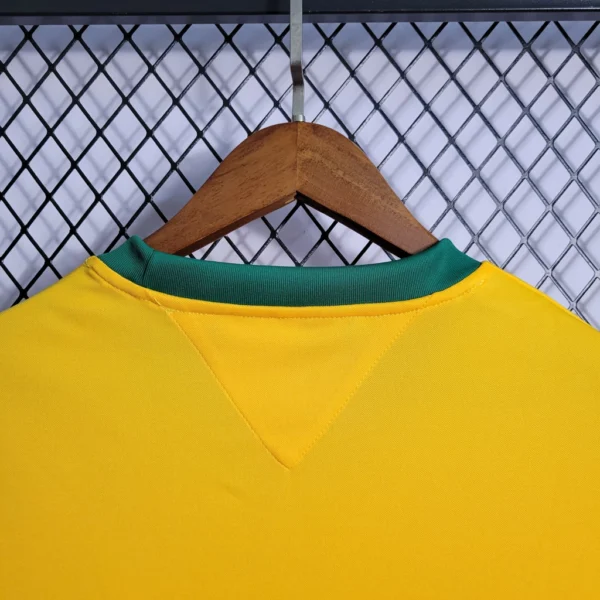 Camisa Retrô Clássica Seleção Brasileira Home - Brasil Amarelo – 1972 - Imagem 7