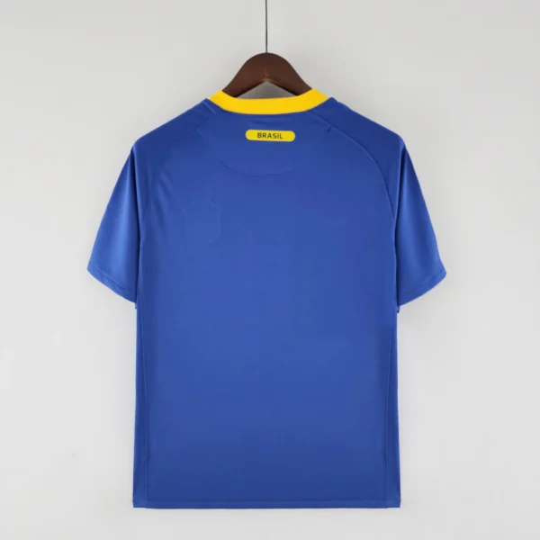 Camisa Retrô Clássica Seleção Brasileira Away - Brasil Azul – 2010/11 Nike - Imagem 8