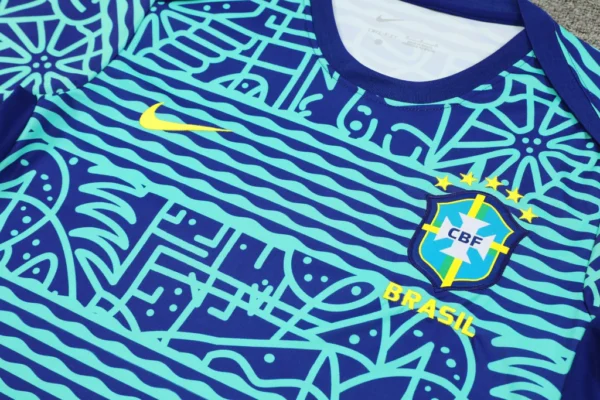 Conjunto Camisa e Calção Treino Brasil Torcedor 2025/26 Nike - Imagem 3