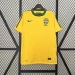 Camisa Retrô Clássica Seleção Brasileira Home - Brasil Amarelo – 2010/11 Nike