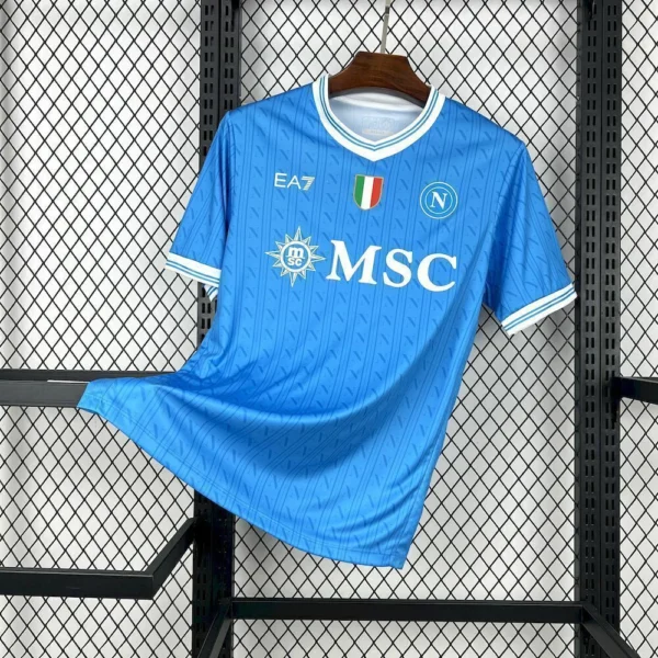 Camisa Napoli Home Versão Torcedor 25/2026 Azul EA7 Armani - Imagem 6