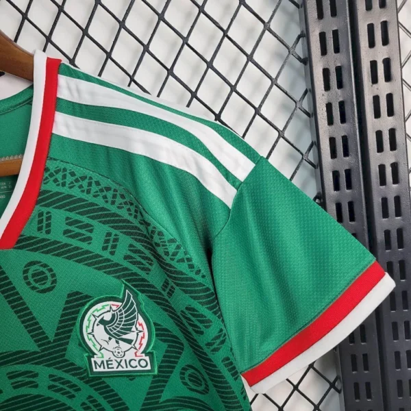 Camisa Seleção México Home Feminina Copa Do Mundo 2026 Verde Adidas - Imagem 2