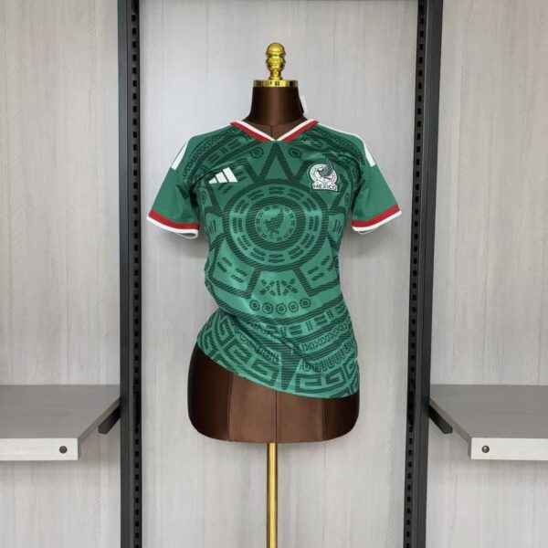 Camisa Seleção México Home Feminina Copa Do Mundo 2026 Verde Adidas - Imagem 6