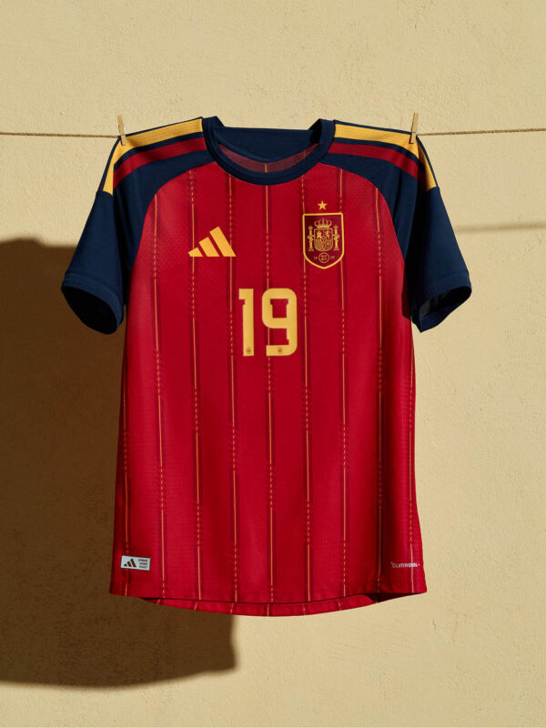 Camisa Seleção Espanha Home Versão Jogador Copa Do Mundo 2026 Vermelha Adidas - Imagem 11