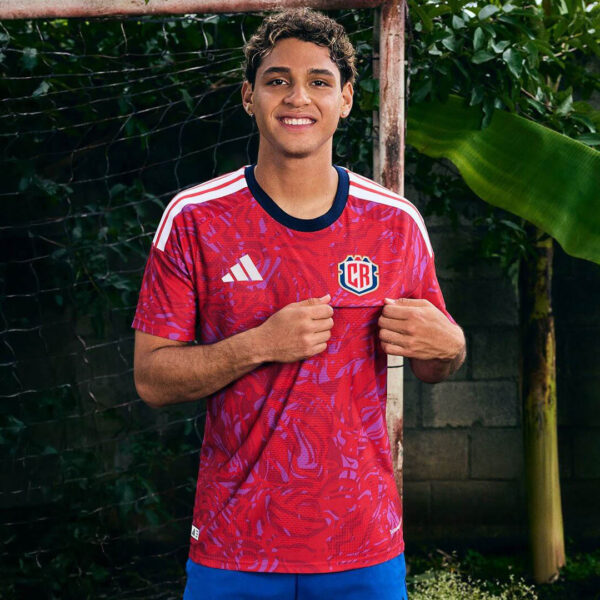 Camisa Seleção Costa Rica Home Versão Torcedor Copa Do Mundo 2026 Vermelho Adidas - Imagem 6