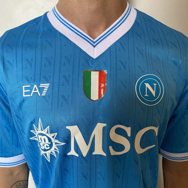 Camisa Napoli Home Versão Torcedor 25/2026 Azul EA7 Armani - Imagem 2