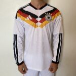 Camisa Seleção Alemanha Home Versão Jogador Manga Longa Copa Do Mundo 2026 Branco Adidas