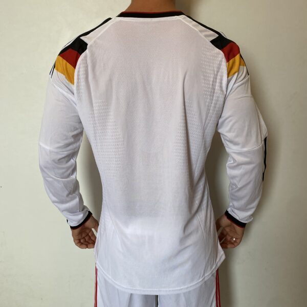 Camisa Seleção Alemanha Home Versão Jogador Manga Longa Copa Do Mundo 2026 Branco Adidas - Imagem 9