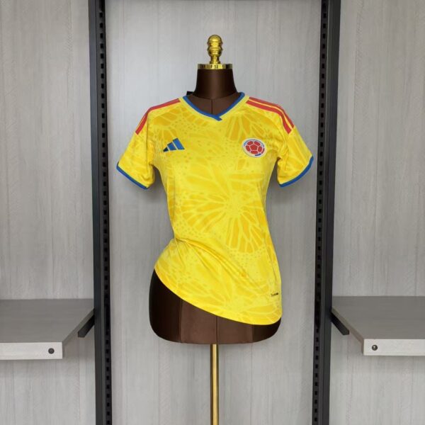Camisa Seleção Colômbia Home Feminina Copa Do Mundo 2026 Amarelo Adidas - Imagem 6