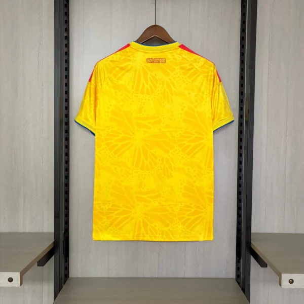 Camisa Seleção Colômbia Home Versão Torcedor Copa Do Mundo 2026 Amarelo Adidas - Imagem 7