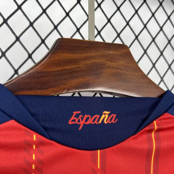 Camisa Seleção Espanha Home Versão Torcedor Copa Do Mundo 2026 Vermelha Adidas - Imagem 3
