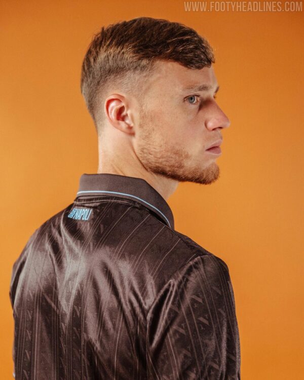 Camisa Napoli Third Versão Torcedor 25/2026 Café EA7 Armani - Imagem 11