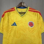Camisa Seleção Colômbia Home Versão Torcedor Copa Do Mundo 2026 Amarelo Adidas - Imagem 2