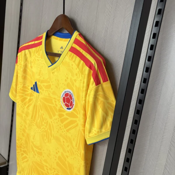 Camisa Seleção Colômbia Home Versão Torcedor Copa Do Mundo 2026 Amarelo Adidas - Imagem 4
