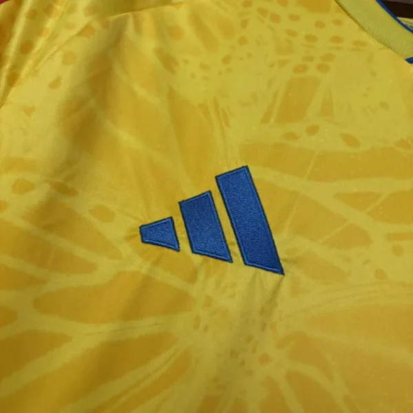 Camisa Seleção Colômbia Home Versão Torcedor Copa Do Mundo 2026 Amarelo Adidas - Imagem 6