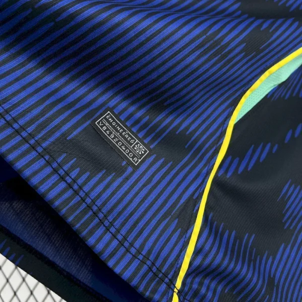 Camisa Brasil Seleção Brasileira Away Torcedor Manga Longa Copa do Mundo 2026 Jordan Azul Nike - Imagem 4