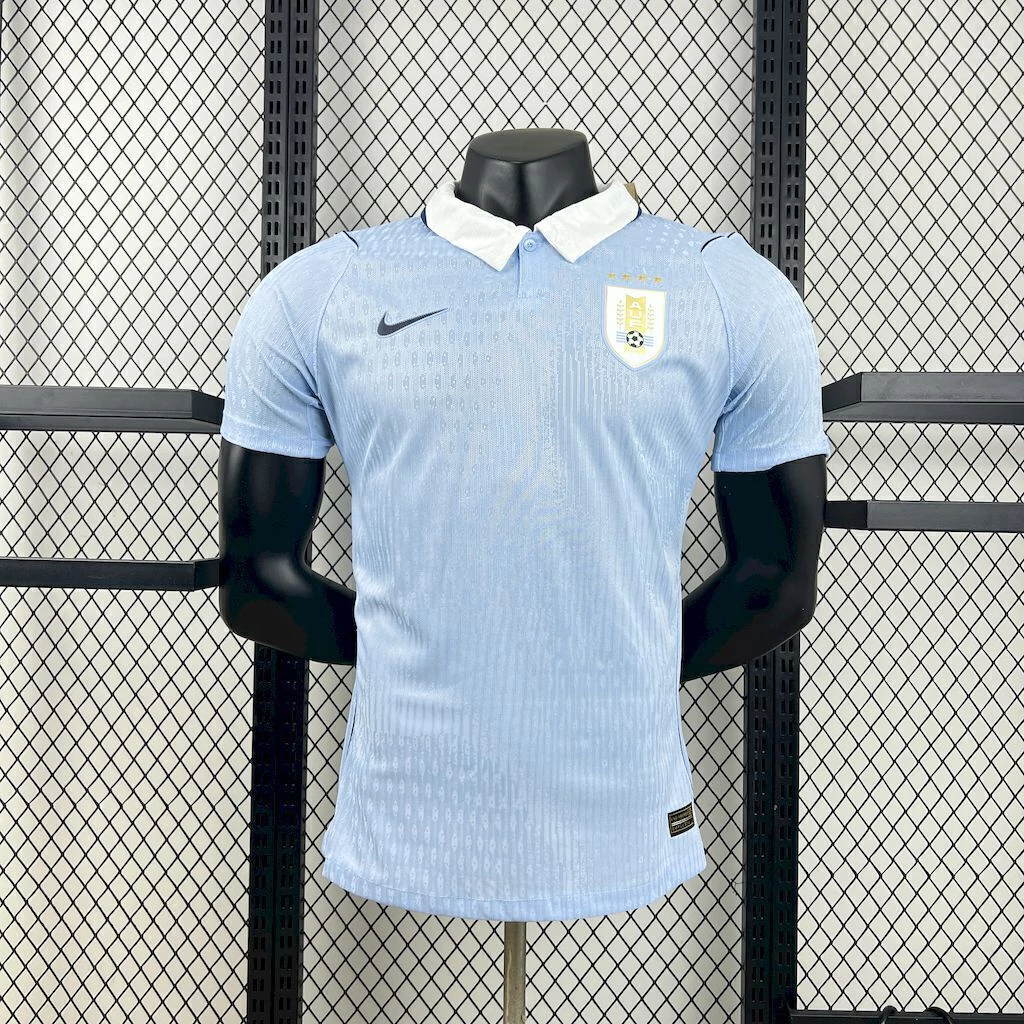 2025120216121554-1dce833f378d00cf2f17647893539292-1024-1024 Camisa Seleção Uruguai Home Versão Jogador Copa do Mundo 2026 Nike Azul - Imagem 1
