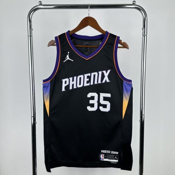 Camiseta Regata Basquete NBA Phoenix Suns Statemant Edition 2025/26 Preta Jordan - Imagem 10