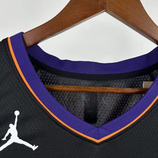 Camiseta Regata Basquete NBA Phoenix Suns Statemant Edition 2025/26 Preta Jordan - Imagem 3
