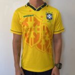 Camisa Retrô Clássica Seleção Brasileira Brasil – Versão Torcedor Umbro – Amarela – 1994