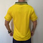 Camisa Retrô Clássica Seleção Brasileira Brasil – Veludo - Umbro – Amarela – 1994 - Imagem 10