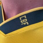 Camisa Retrô Clássica Seleção Brasileira Brasil – Veludo - Umbro – Amarela – 1994 - Imagem 7
