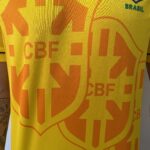 Camisa Retrô Clássica Seleção Brasileira Brasil – Veludo - Umbro – Amarela – 1994 - Imagem 6