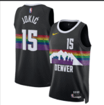 Camiseta Regata NBA Denver Nuggets City Edition Preta 2025/26 Nike - Imagem 7