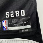 Camiseta Regata NBA Denver Nuggets City Edition Preta 2025/26 Nike - Imagem 5