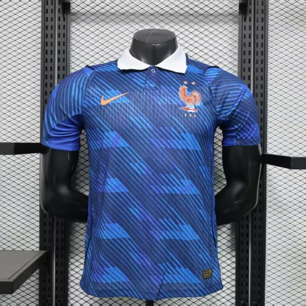Camisa Seleção França Home Versão Jogador Copa Do Mundo 2026 Azul Nike - Imagem 9