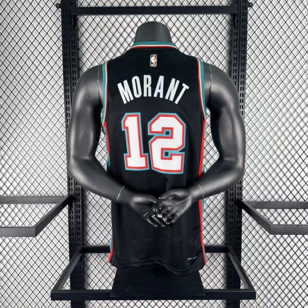 Camiseta Regata NBA Memphis Grizzlies Classic Edition 2025/26 Preta Nike - Imagem 2