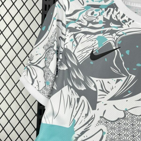 Camisa Brasil Seleção Brasileira Concept Arara Azul Versão Torcedor Masculina Branca 2026 Nike - Imagem 3