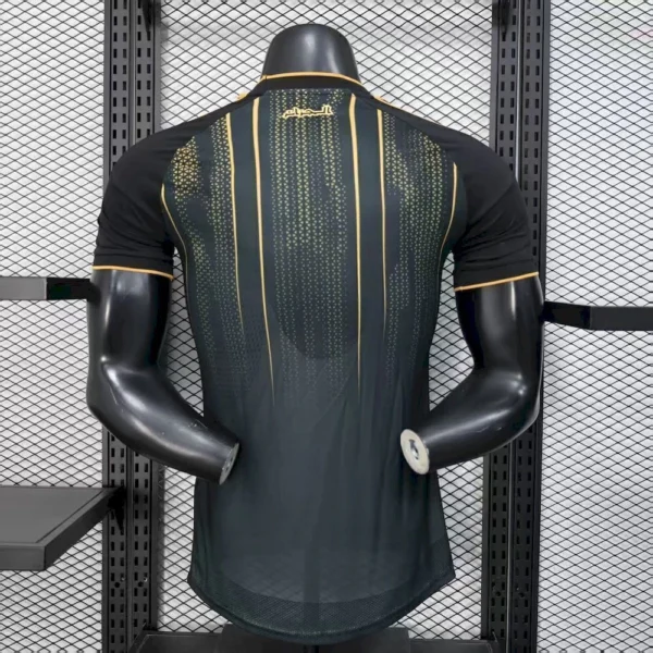 Camisa Seleção Argélia Goleiro Versão Jogador Copa Do Mundo 2026 Preta Adidas - Imagem 3