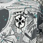 Camisa Brasil Seleção Brasileira Concept Arara Azul Versão Torcedor Masculina Branca 2026 Nike - Imagem 4