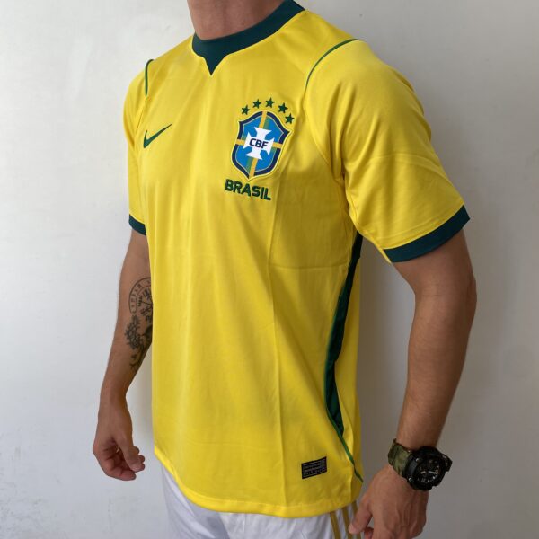 Camisa Brasil Seleção Brasileira Home ALTERNATIVA Torcedor Copa do Mundo 2026 - Amarela Nike - Imagem 8