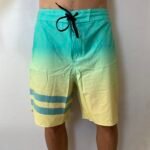 Bermuda Hurley Verde com Amarelo Degradê 2026 - Imagem 2