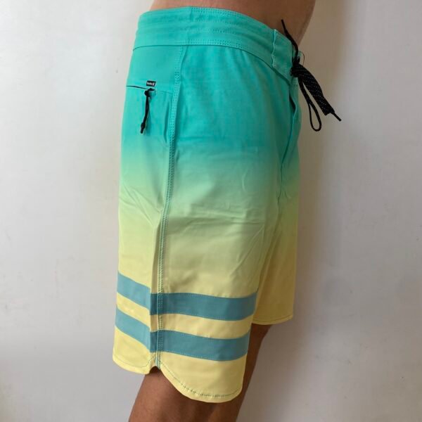 Bermuda Hurley Verde com Amarelo Degradê 2026 - Imagem 4