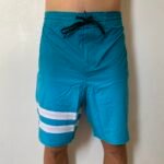 Bermuda Hurley Azul Claro com Branco 2026 - Imagem 2