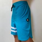 Bermuda Hurley Azul Claro com Branco 2026 - Imagem 4