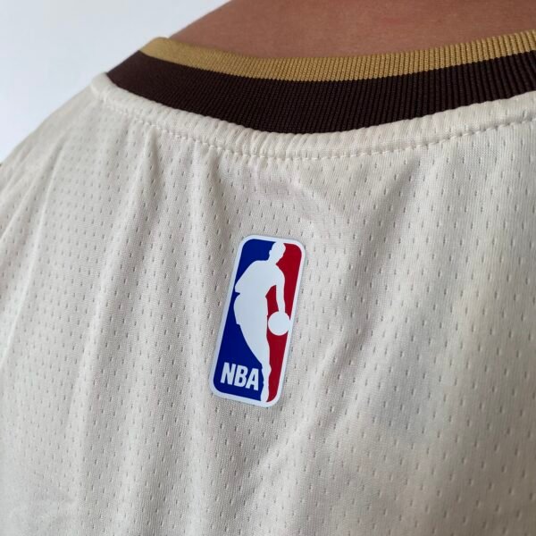 Camiseta Regata NBA Golden State Warriors Curry 30 City Edition Bege 2025/26 Nike - Imagem 10