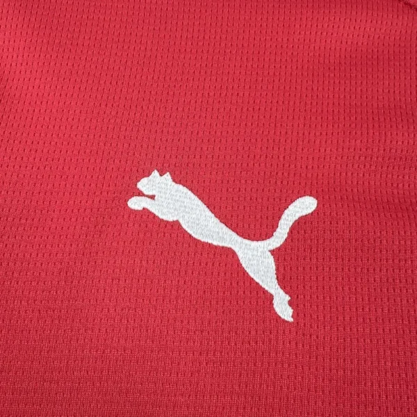 Camisa Seleção Rep. Tcheca Home Versão Torcedor Copa Do Mundo 2026 Vermelha Puma - Imagem 4