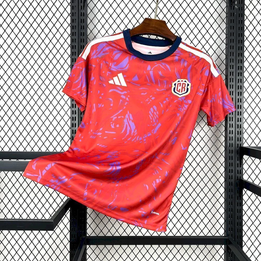 Camisa Seleção Costa Rica Home Versão Torcedor Copa Do Mundo 2026 Vermelho Adidas