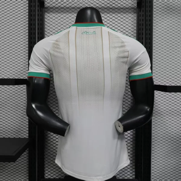 Camisa Seleção Argélia Home Versão Jogador Copa Do Mundo 2026 Branca Adidas - Imagem 7