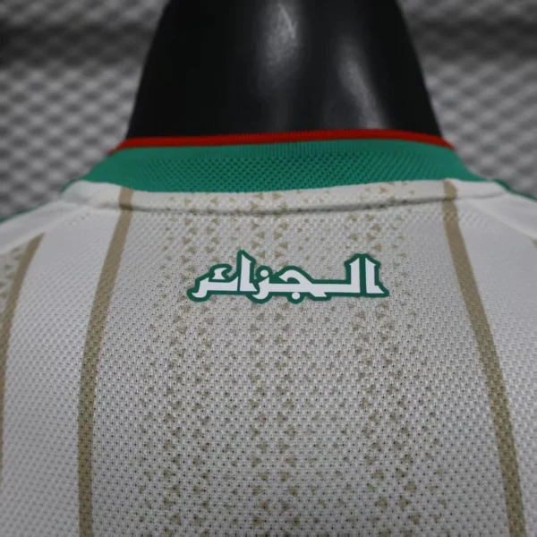 Camisa Seleção Argélia Home Versão Jogador Copa Do Mundo 2026 Branca Adidas - Imagem 8