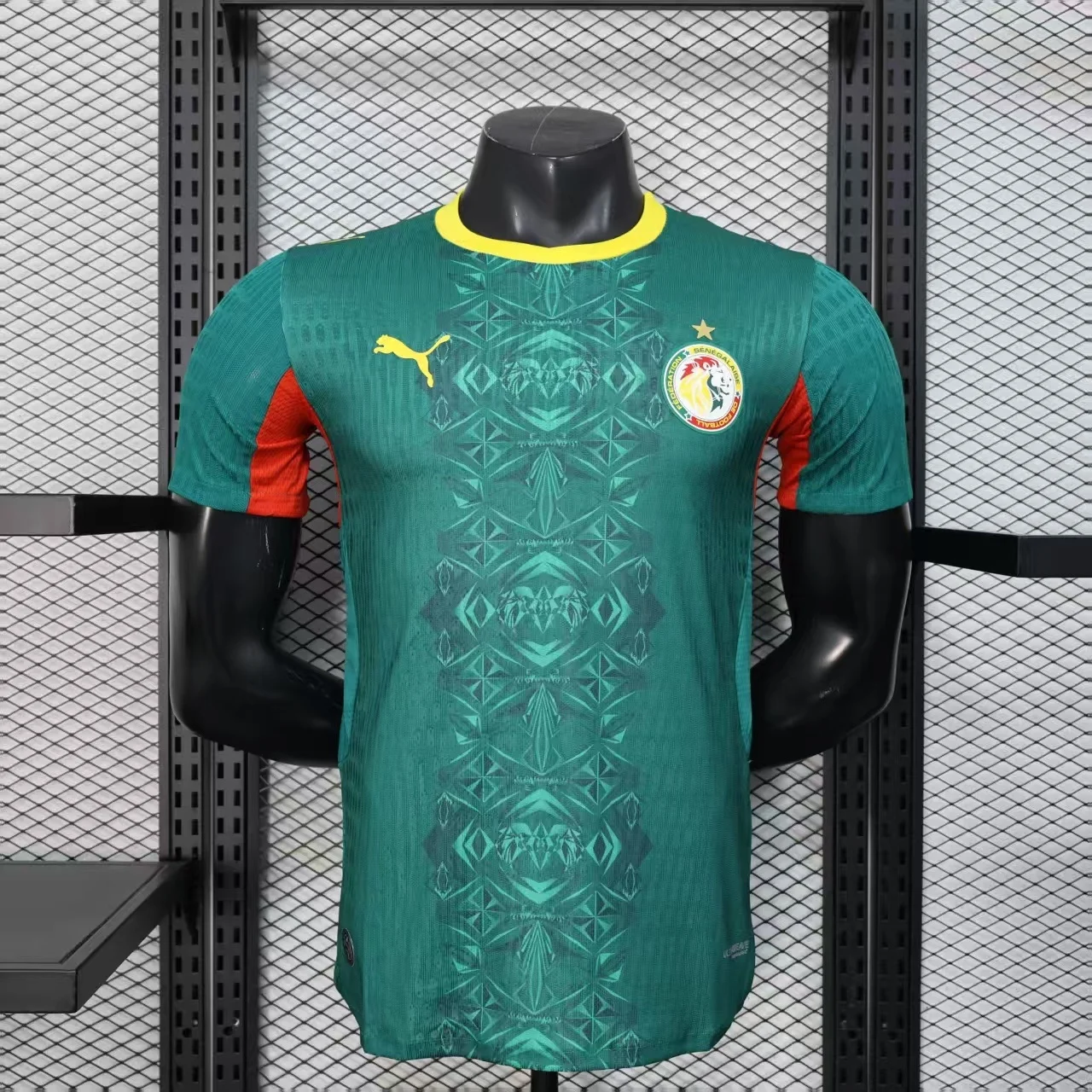 imagen_2026-01-01_234255370 Camisa Seleção Senegal Away Versão Jogador Copa Do Mundo 2026 Verde Puma - Imagem 1