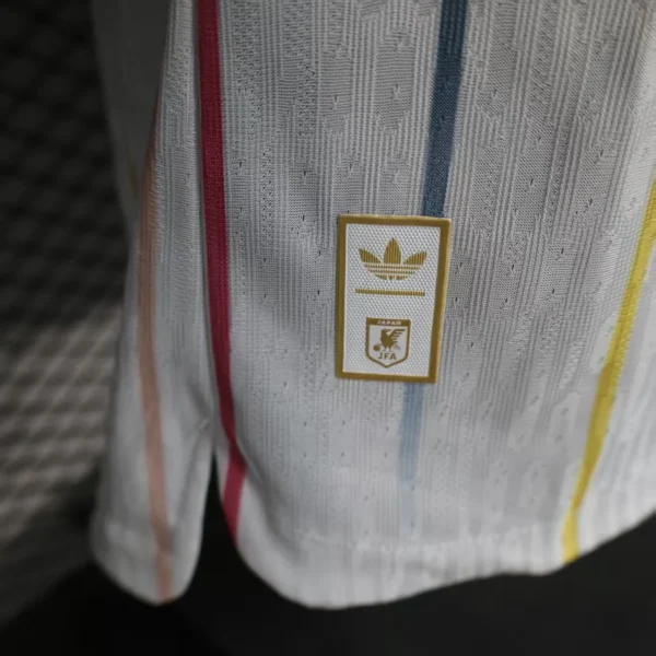Camisa Seleção Japão Away Versão Jogador Copa Do Mundo 2026 Branca Adidas - Imagem 7