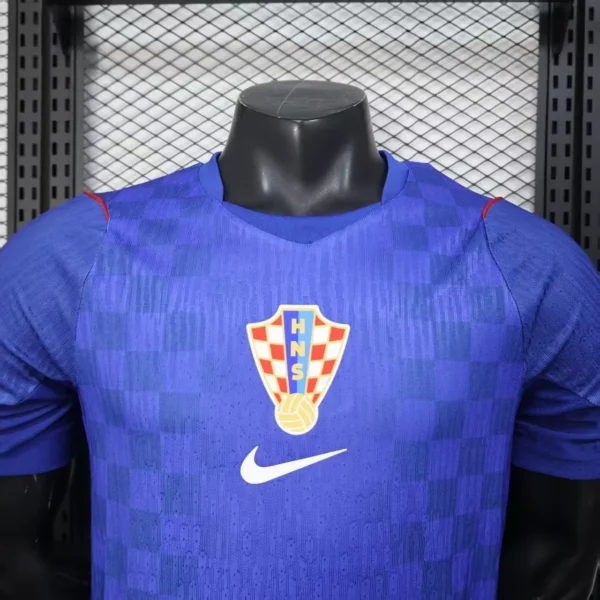 Camisa Seleção Croácia Away Versão Jogador Copa Do Mundo 2026 Azul Nike - Imagem 2