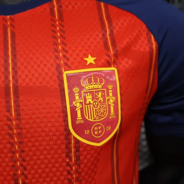 Camisa Seleção Espanha Home Versão Jogador Copa Do Mundo 2026 Vermelha Adidas - Imagem 4