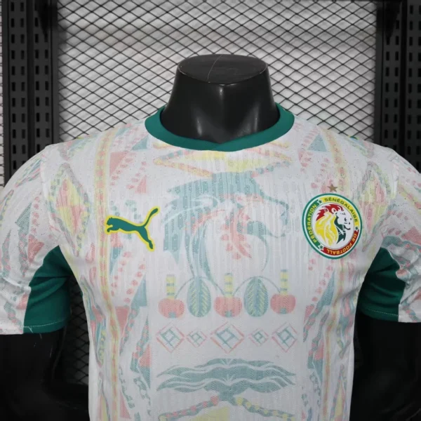 Camisa Seleção Senegal Home Versão Jogador Copa Do Mundo 2026 Branca Puma - Imagem 2