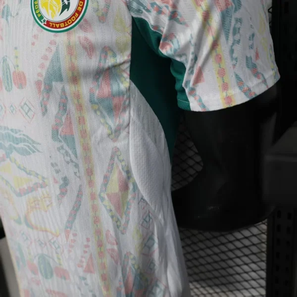 Camisa Seleção Senegal Home Versão Jogador Copa Do Mundo 2026 Branca Puma - Imagem 5